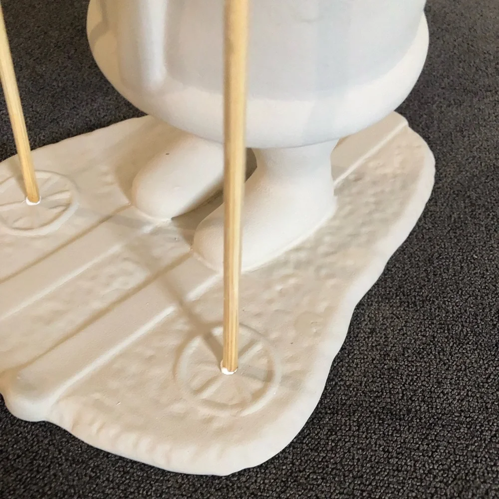 Pottery Barn Ceramic Santa